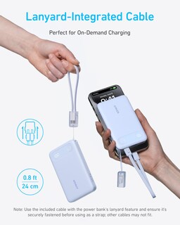 Foto 3 | Power Bank Anker De 10.000 Mah Con Cable Usb-c De Salida De 22,5 W - Venta Internacional.