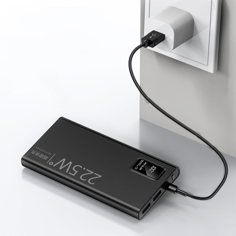 Foto 3 | Power Bank Karusale - Pantalla Led Pd4 (5000 Mah, 22,5 W), Color Negro - Venta Internacional.