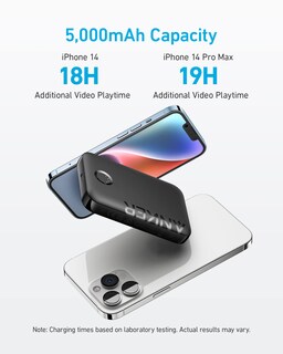 Foto 3 | Cargador Portátil Anker 321 Maggo Con Batería De 5000 Mah, Color Negro - Venta Internacional.