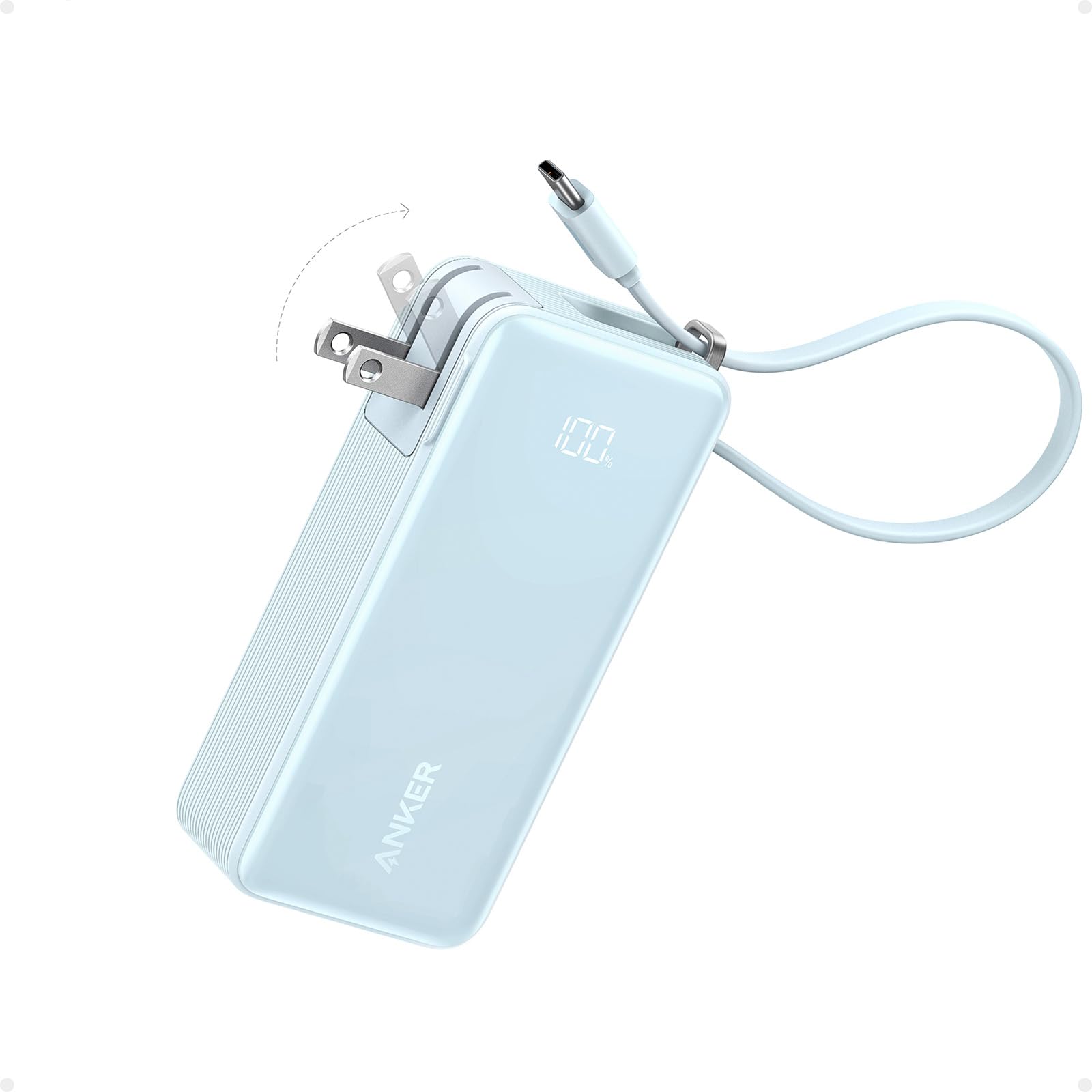 Foto 2 pulgar | Power Bank Anker Nano 3 En 1 De 10.000 Mah Con Cable Usb-c De 30 W - Venta Internacional.