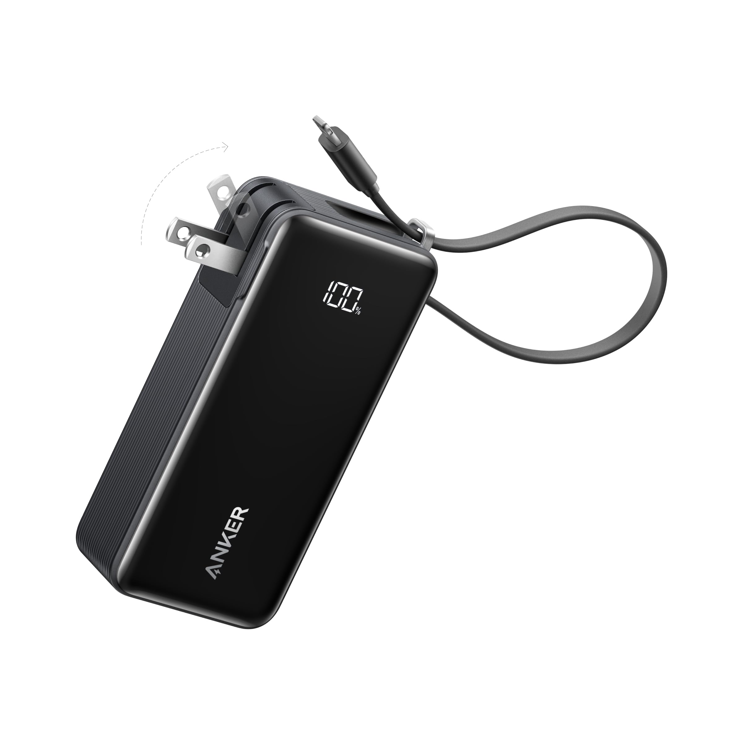 Foto 2 pulgar | Power Bank Anker Nano 3 En 1 De 10.000 Mah Con Cable Lightning - Venta Internacional.
