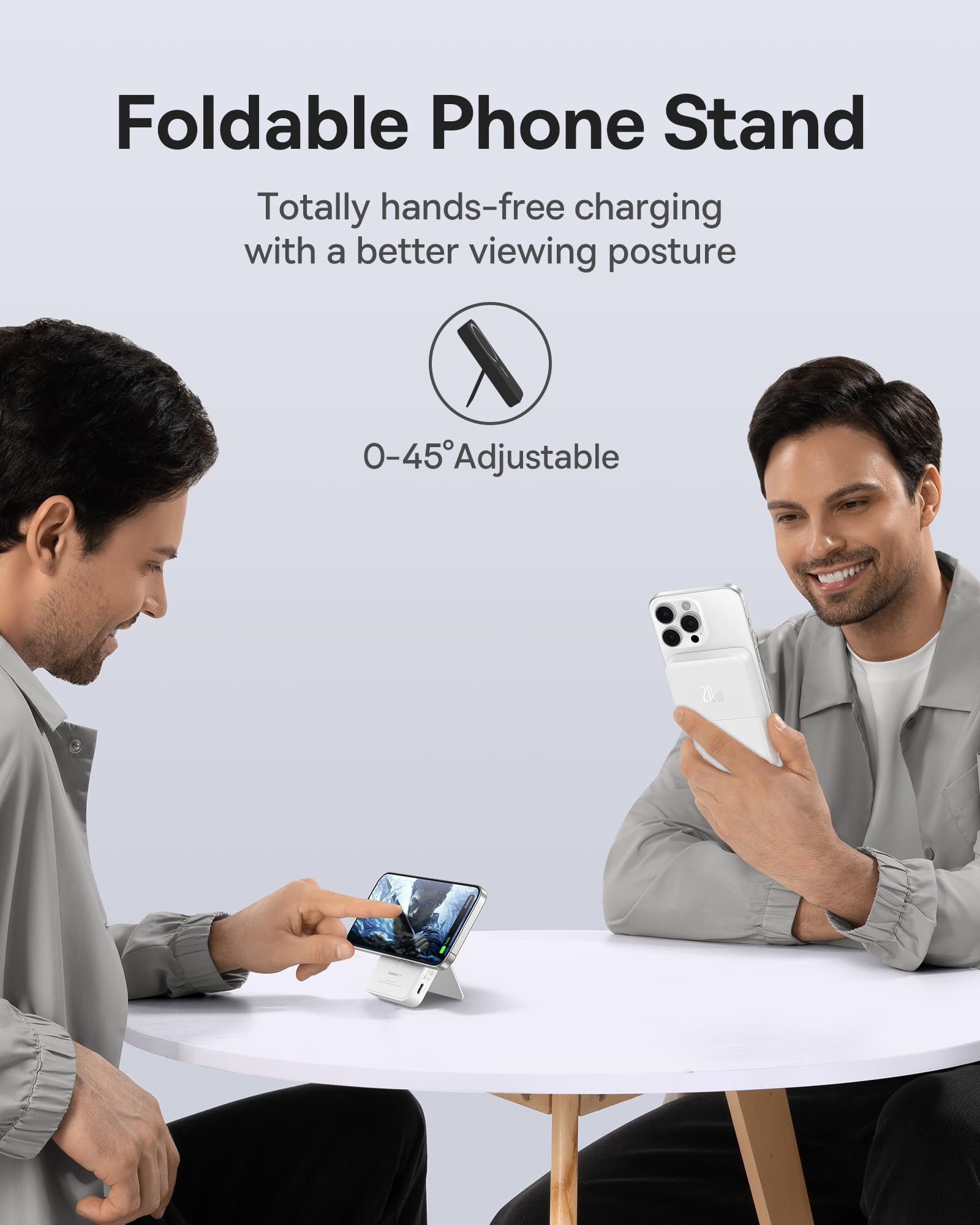 Foto 4 pulgar | Cargador Portátil Inalámbrico Baseus Battery Pack 5000 Mah Blanco - Venta Internacional.
