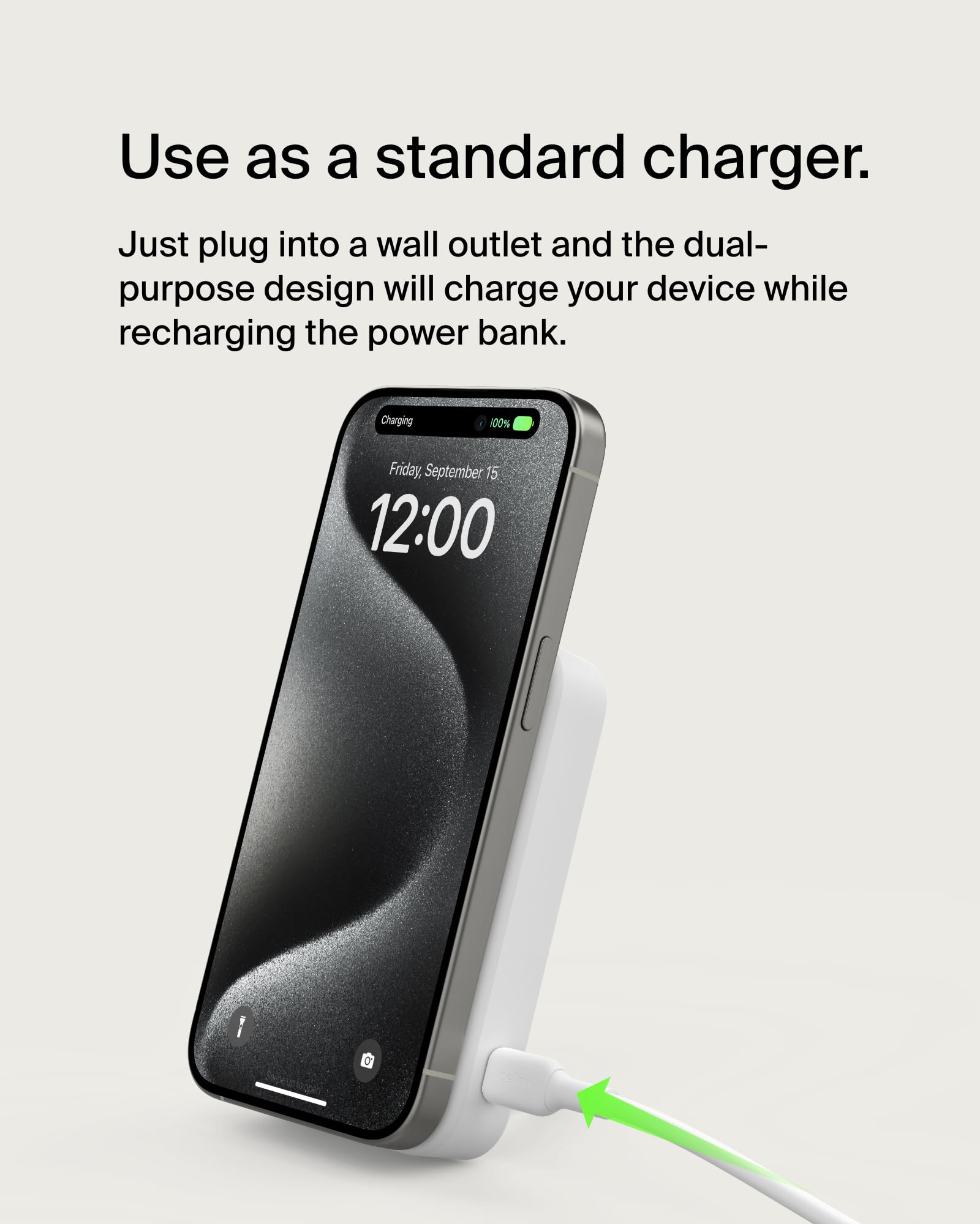 Foto 6 pulgar | Batería Externa Inalámbrica Belkin Boostcharge Pro De 10.000 Mah, Color Blanco - Venta Internacional.