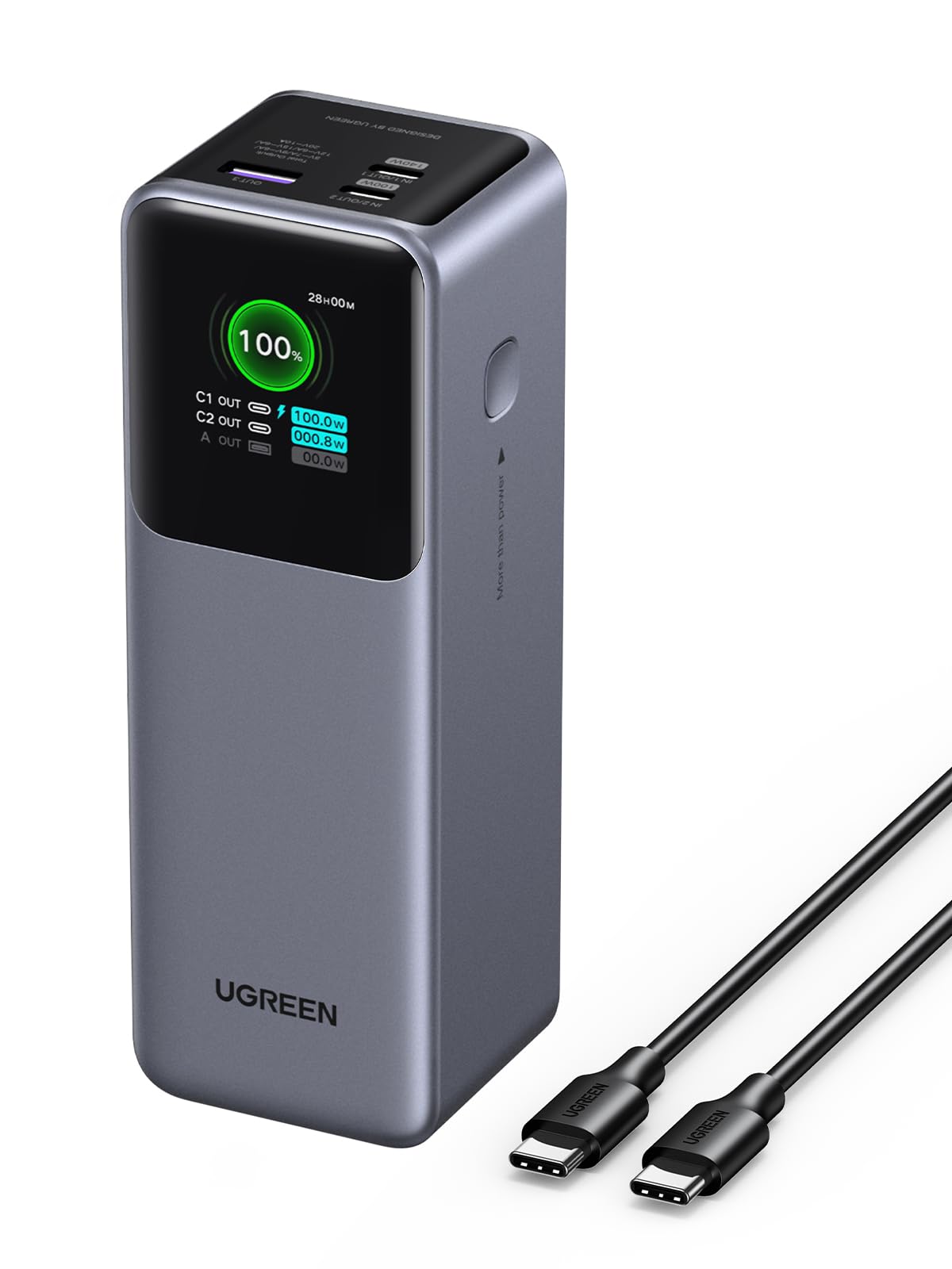 Foto 2 pulgar | Batería Externa Ugreen Nexode 25000 Mah 200 W Con Carga Rápida 3.1 Pd - Venta Internacional.
