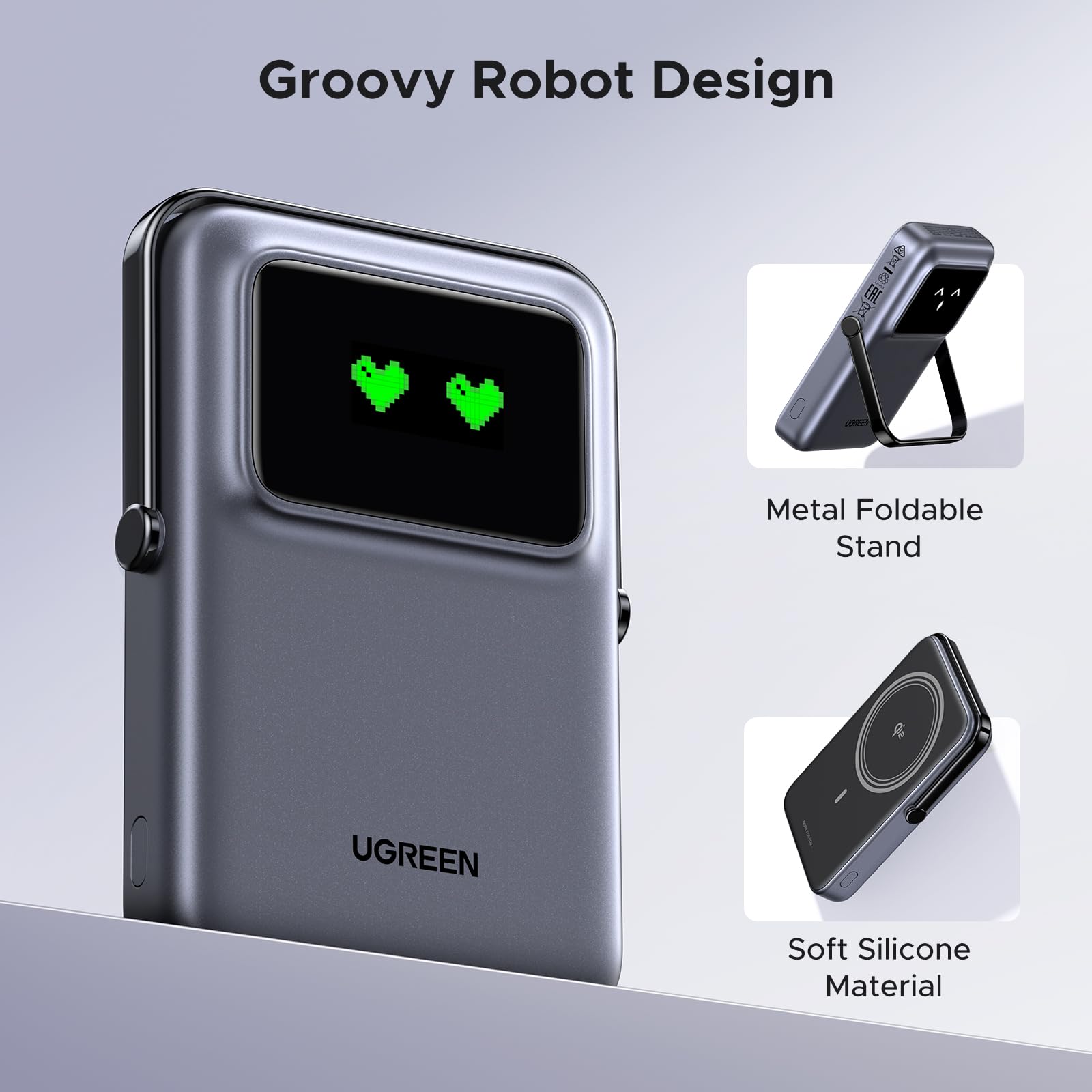Foto 2 | Cargador Portátil Ugreen Uno Magsafe 15w 10000 Mah Inalámbrico - Venta Internacional.