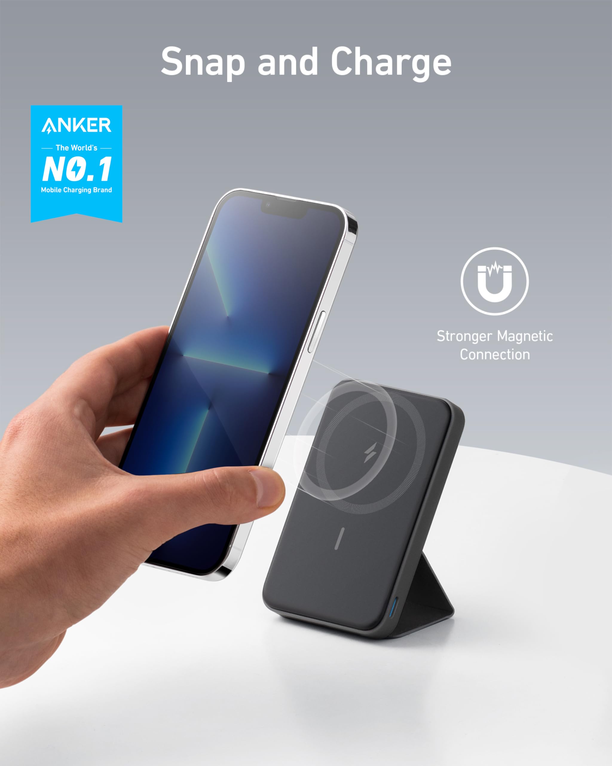 Foto 3 pulgar | Cargador De Batería Magnético Anker 5,000 Mah Para Iphone 15/14/13 - Venta Internacional.