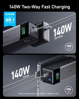Foto 2 | Batería Externa Anker Powercore 24k, 24 000 Mah, 140 W, 3 Puertos - Venta Internacional.