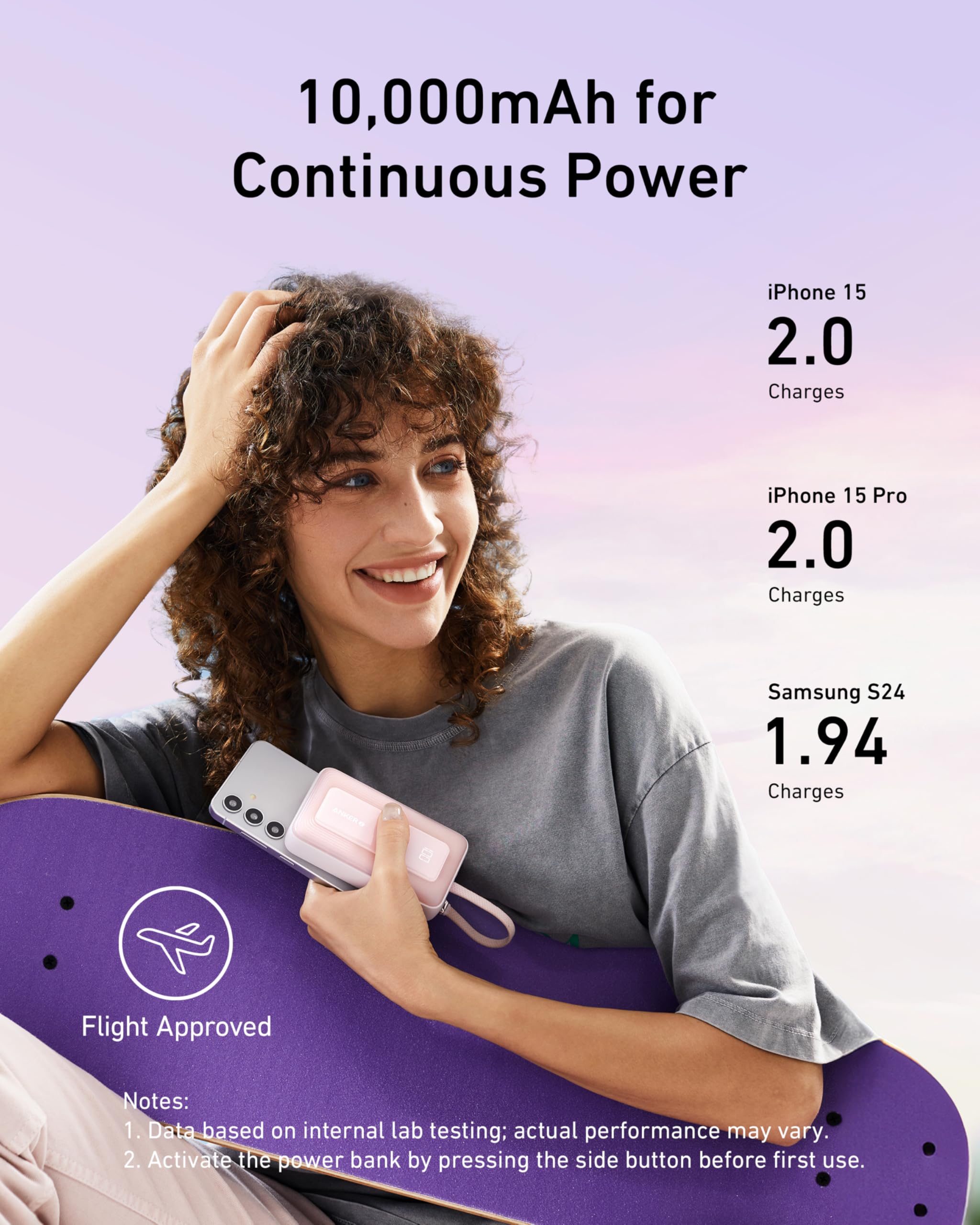 Foto 5 pulgar | Power Bank Anker Zolo De 10 000 Mah Y 30 W Con Cable Usb-c Para Iphone - Venta Internacional.