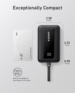 Foto 6 | Power Bank Anker Zolo De 10 000 Mah Y 30 W Con Cable Usb-c Para Iphone - Venta Internacional.