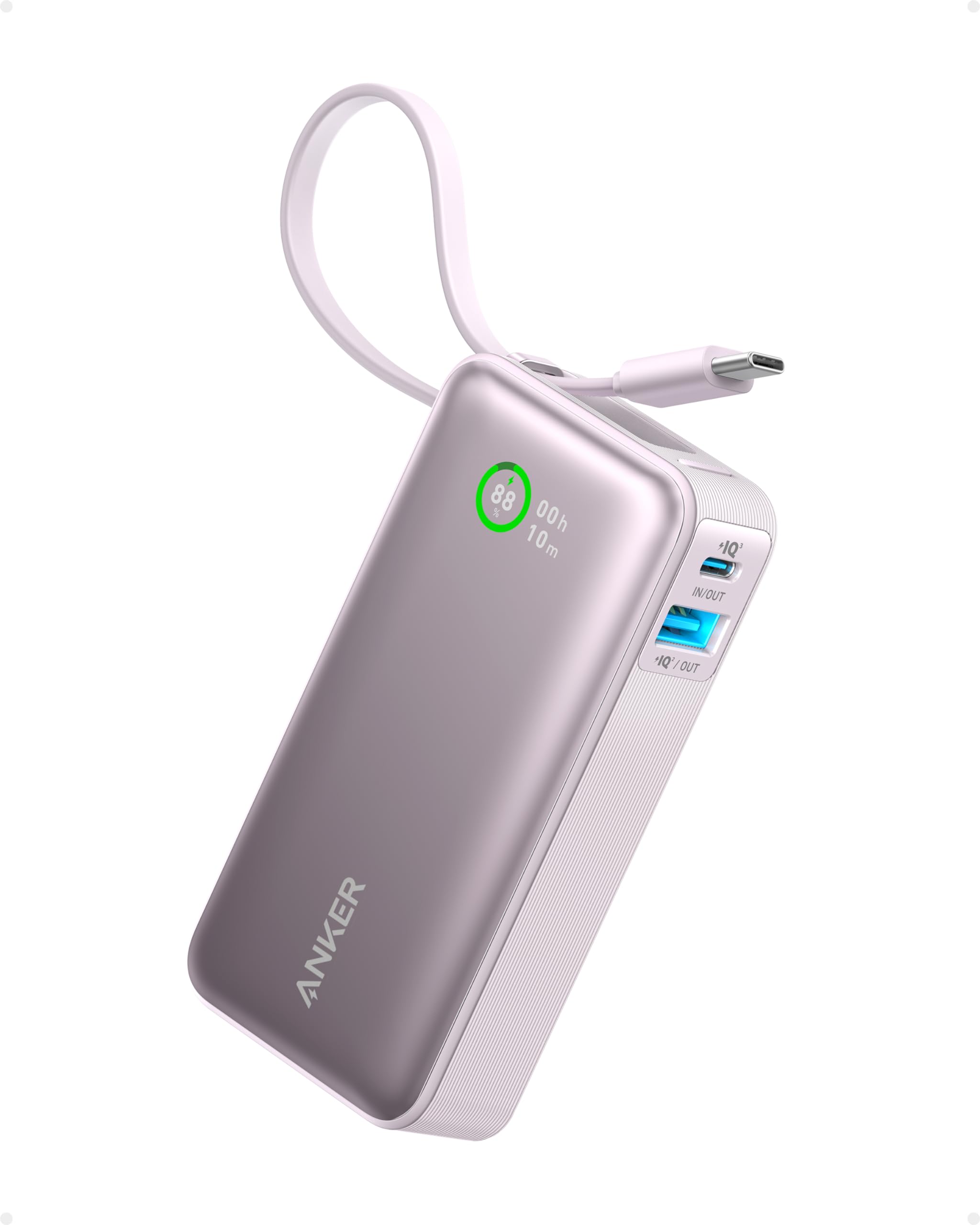 Foto 2 pulgar | Power Bank Anker Nano De 10 000 Mah Y 30 W Con Cable Usb-c Para Iphone - Venta Internacional.