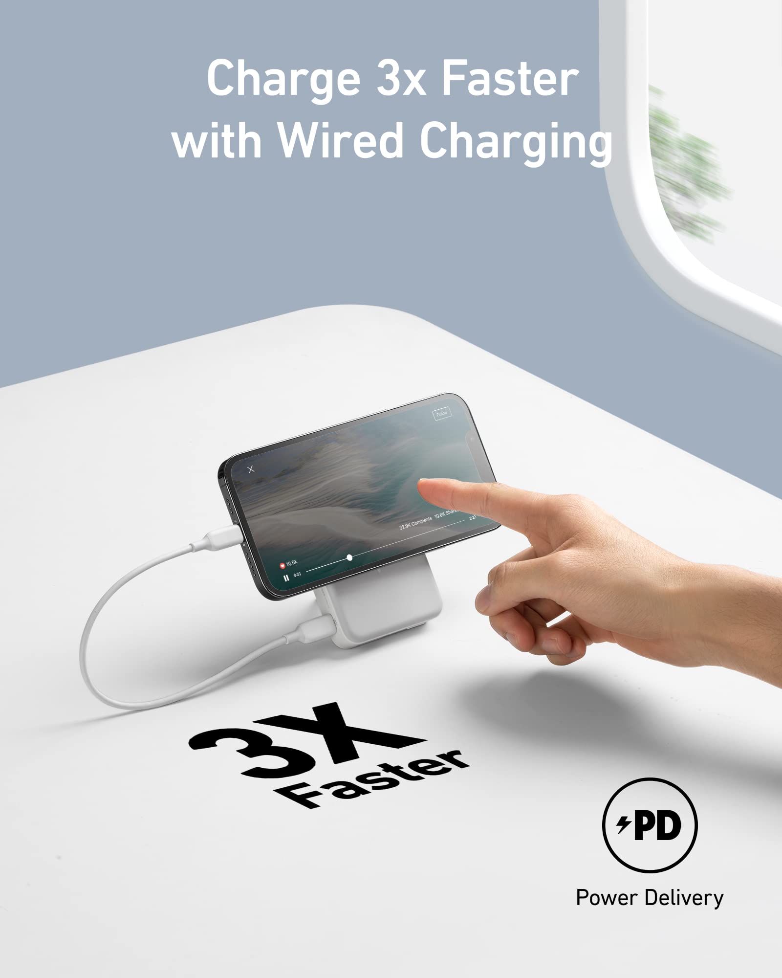 Foto 5 | Cargador Portátil Anker 633 Con Batería Magnética De 10.000 Mah Y 20 W - Venta Internacional.