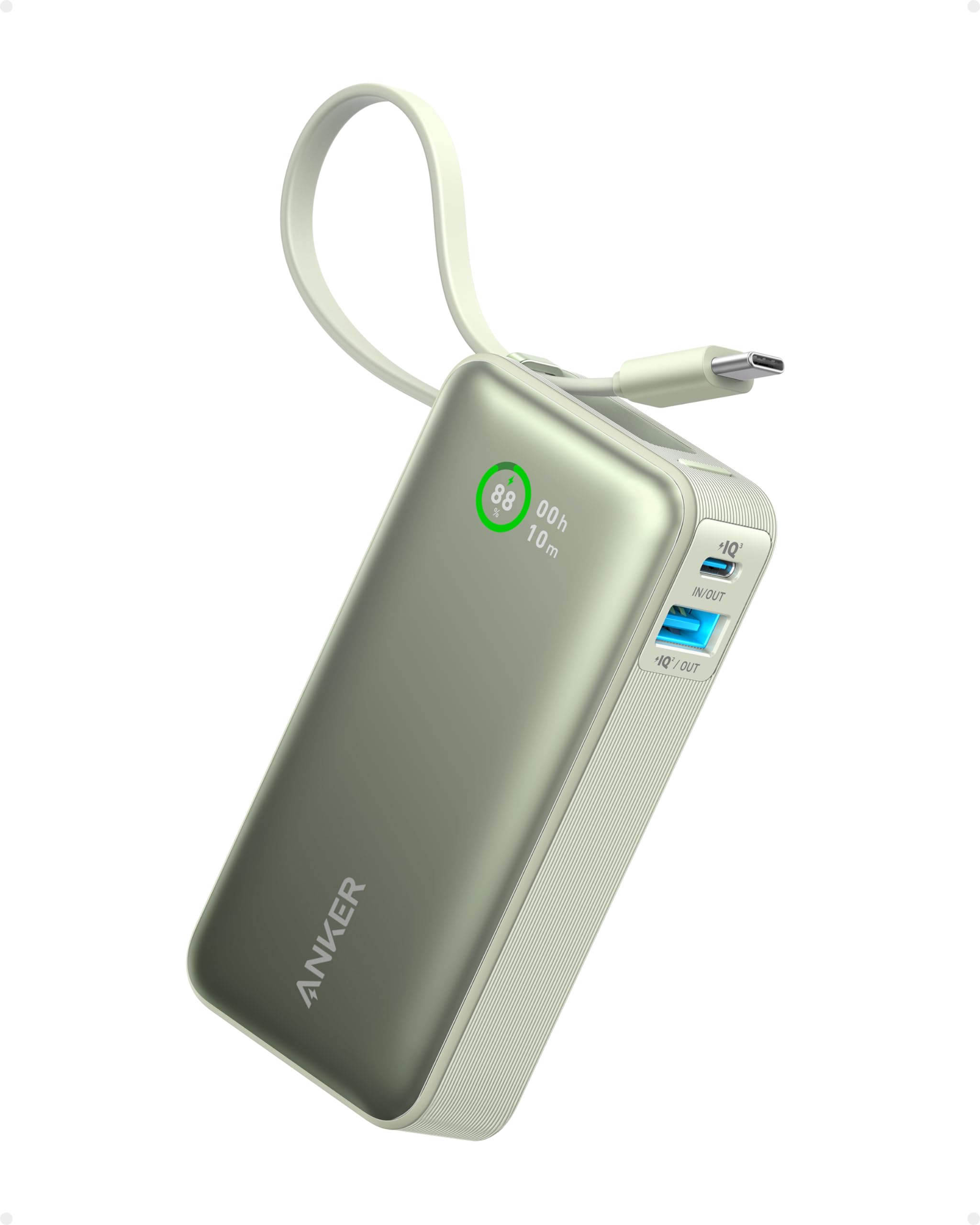 Foto 2 pulgar | Power Bank Anker Nano De 10 000 Mah Y 30 W Con Cable Usb-c Para Iphone - Venta Internacional.