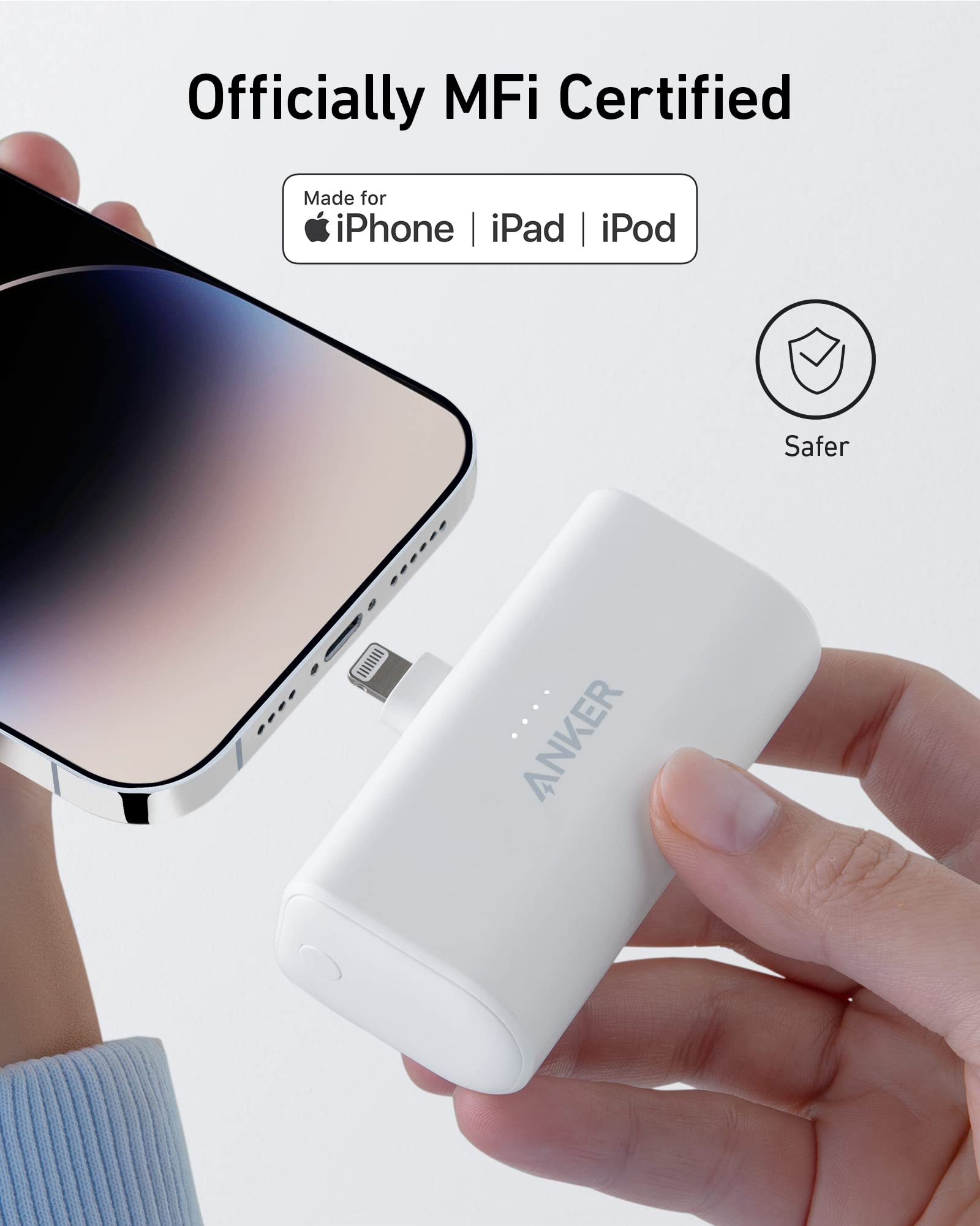 Foto 3 pulgar | Cargador Portátil Anker Nano, 5000 Mah, 12 W, Power Bank Para Iphone - Venta Internacional.