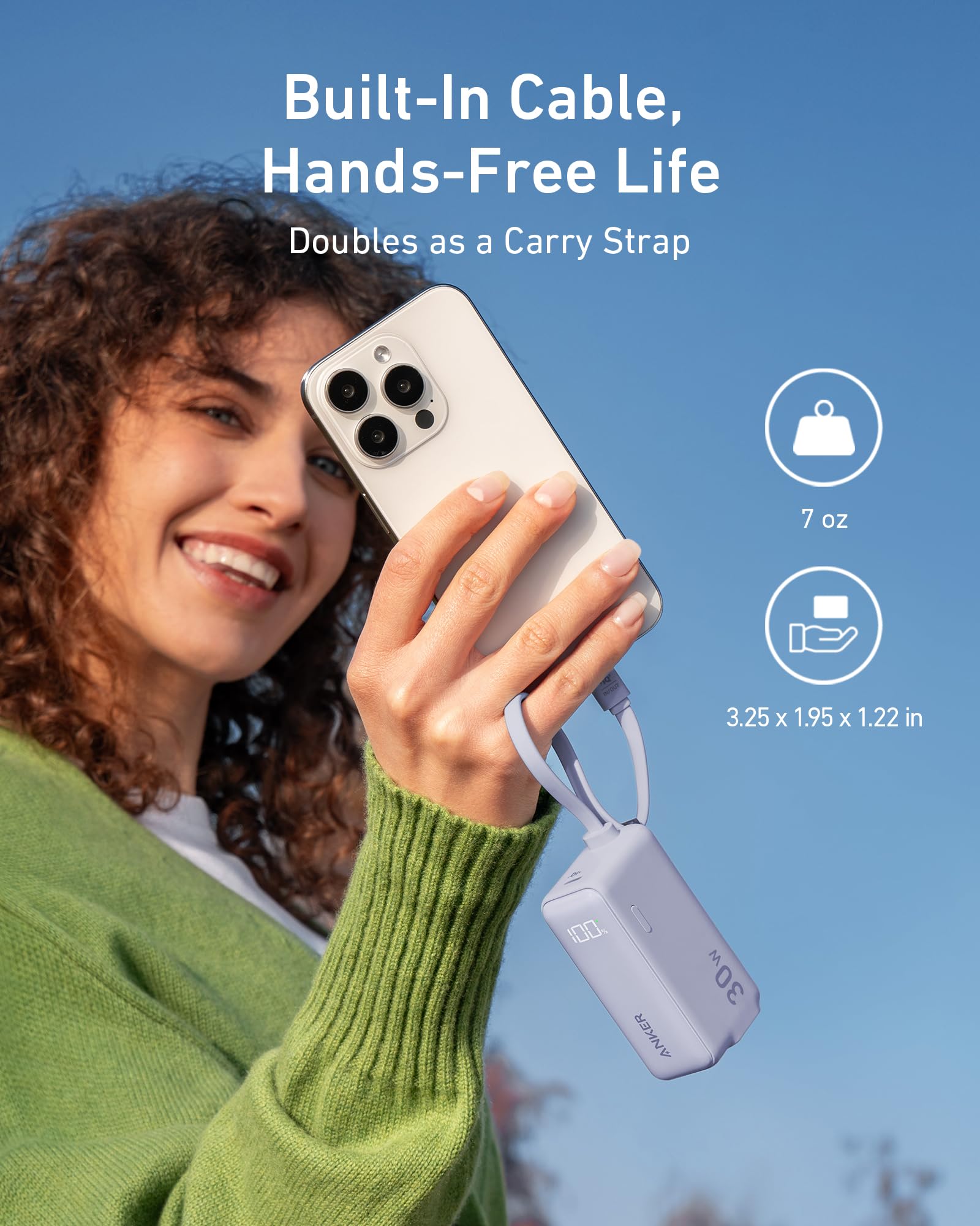 Foto 4 pulgar | Cargador Usb-c Power Bank Anker De 5000 Mah Y 30 W Para Iphone 15 - Venta Internacional.