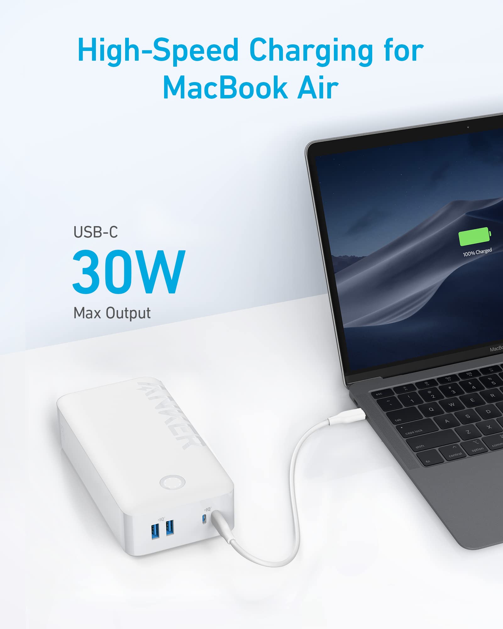 Foto 3 | Batería Externa Anker Powercore 40k 40,000mah 30w Usb-c - Venta Internacional.
