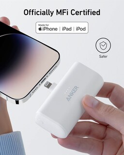 Foto 2 | Batería Externa Anker Nano De 5000 Mah Con Conector Lightning, Color Morado - Venta Internacional.