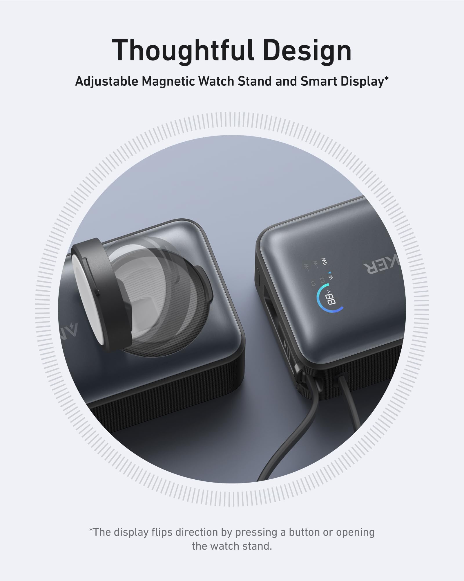 Foto 5 | Batería Externa Anker Maggo De 10.000 Mah Con Cable Usb-c Para Apple Watch - Venta Internacional.