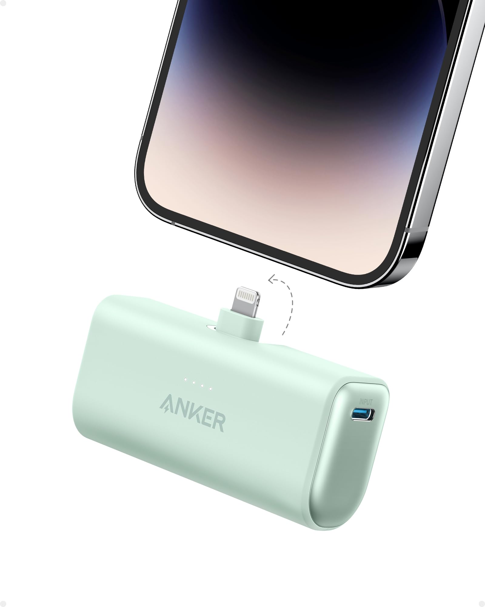 Foto 2 pulgar | Batería Externa Anker Nano De 5000 Mah Y 12 W Con Conector Lightning - Venta Internacional.
