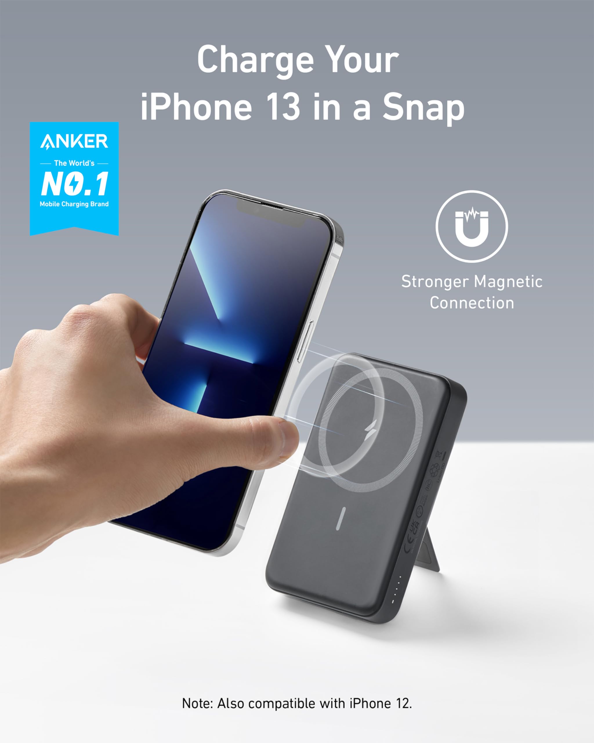 Foto 3 pulgar | Cargador Portátil Anker 633 Magnético De 10.000 Mah Con Soporte De 20 W - Venta Internacional.