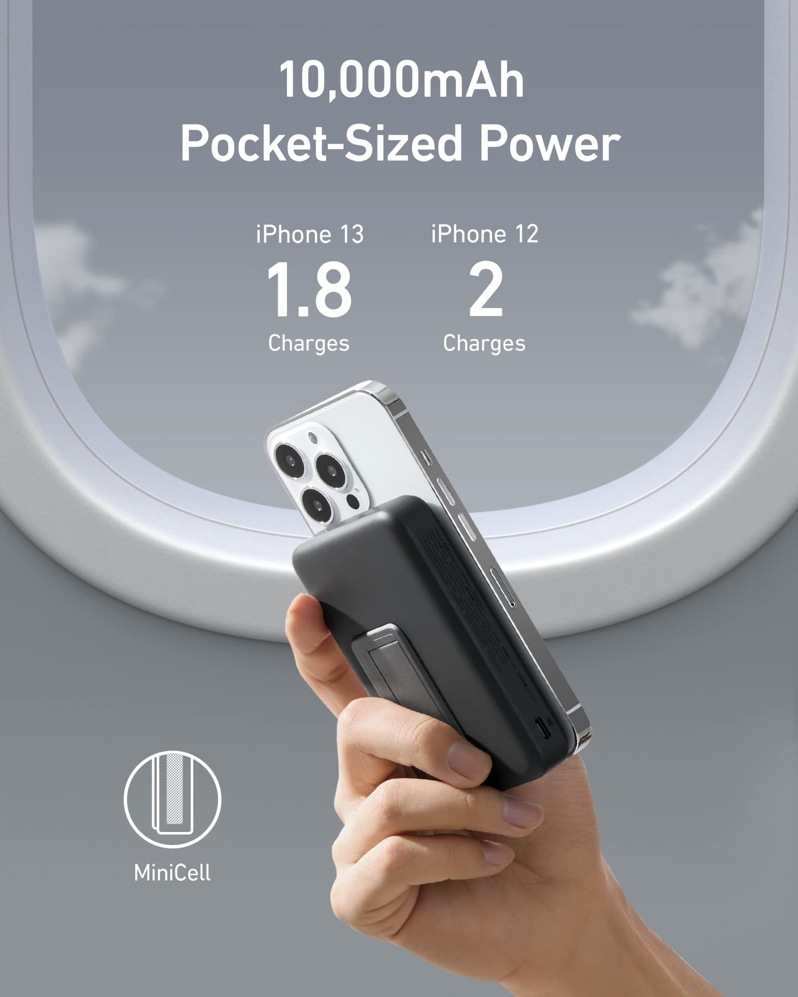 Foto 5 pulgar | Cargador Portátil Anker 633 Magnético De 10.000 Mah Con Soporte De 20 W - Venta Internacional.