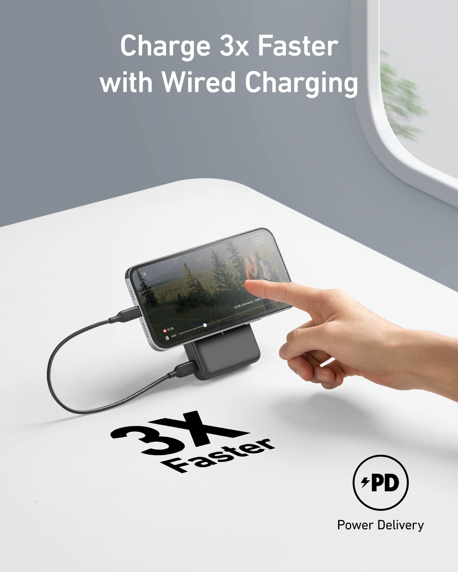 Foto 6 pulgar | Cargador Portátil Anker 633 Magnético De 10.000 Mah Con Soporte De 20 W - Venta Internacional.
