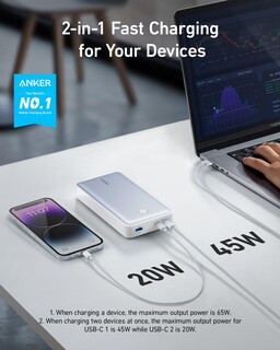 Foto 2 | Batería Externa Anker Powercore 24k 24,000 Mah 65w Para Macbook - Venta Internacional.