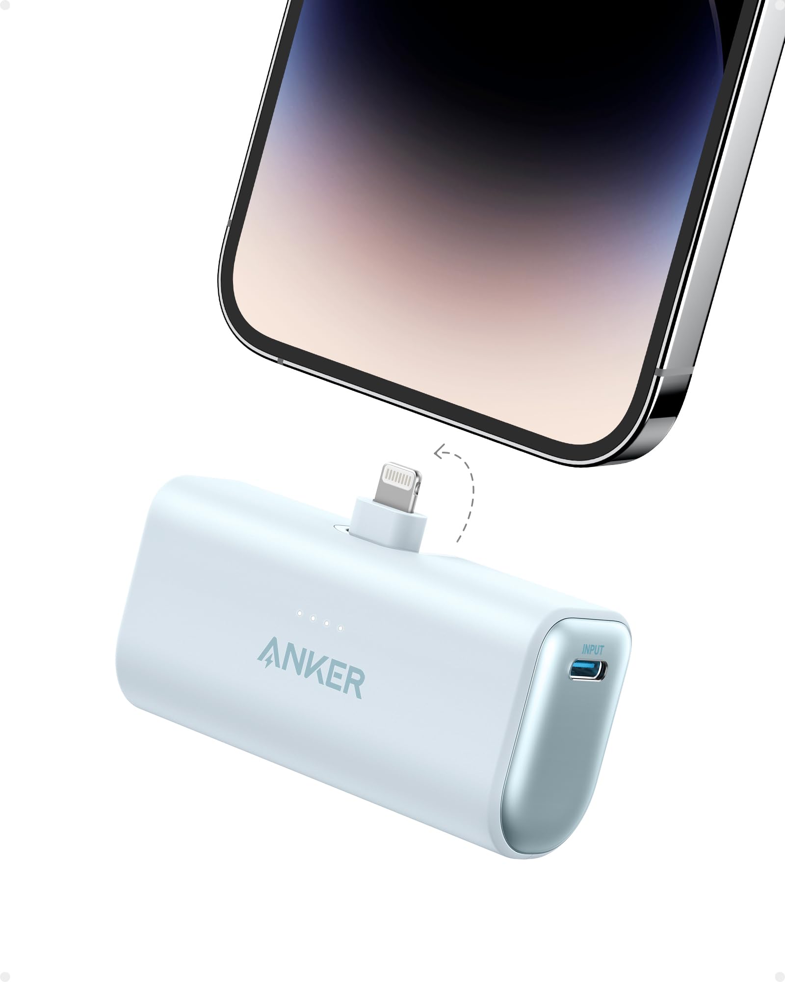 Foto 2 pulgar | Batería Externa Anker Nano De 5000 Mah Y 12 W Con Conector Lightning - Venta Internacional.