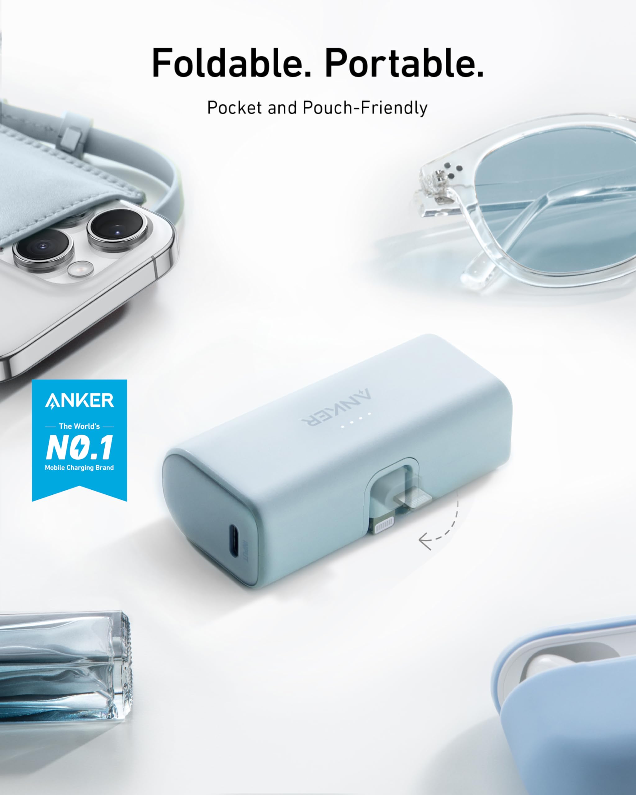 Foto 4 pulgar | Batería Externa Anker Nano De 5000 Mah Y 12 W Con Conector Lightning - Venta Internacional.