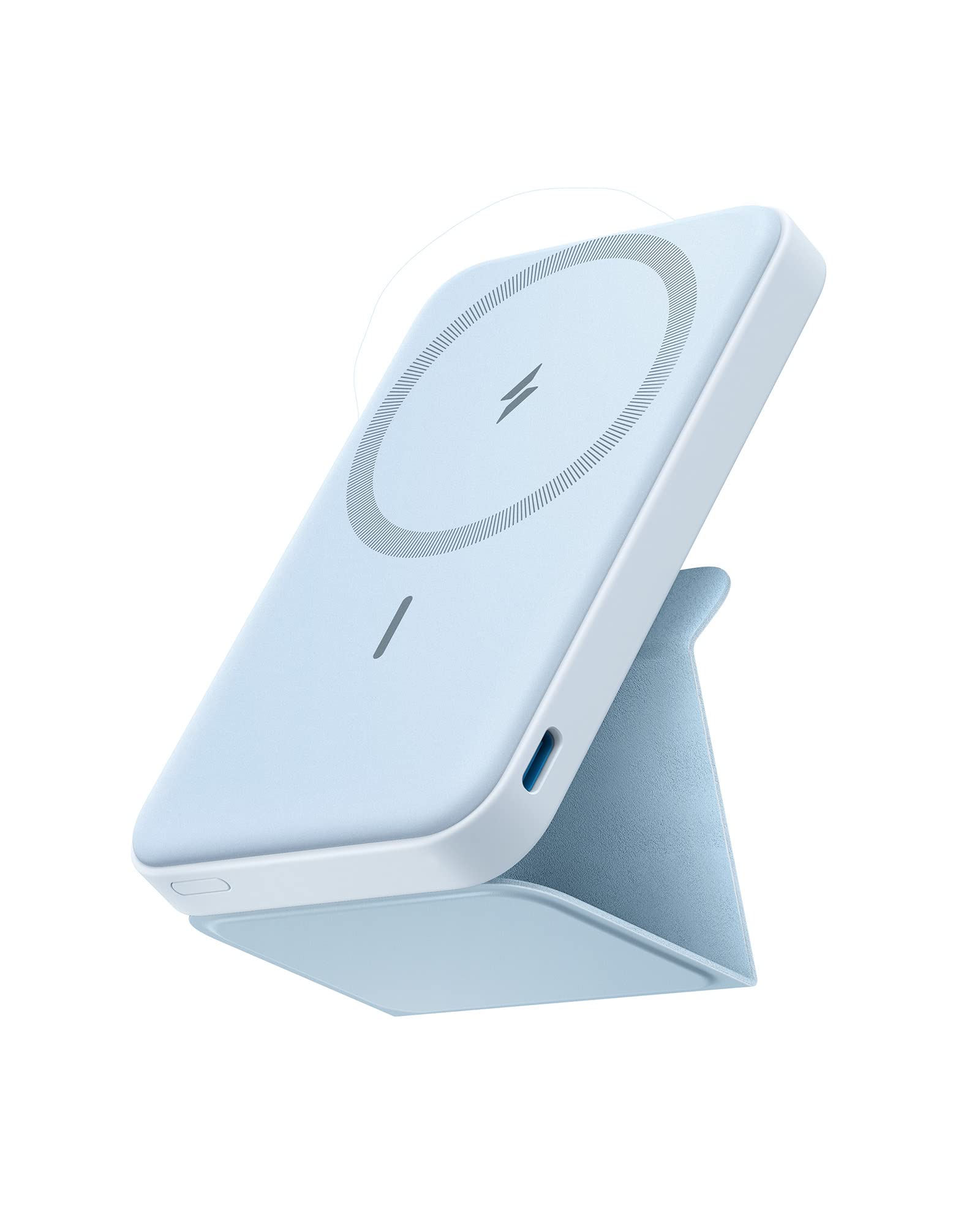 Cargador Portátil Anker 622 Con Batería Magnética De 5000 Mah, Color Azul - Venta Internacional.