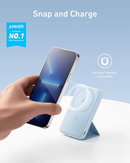 Foto 2 | Cargador Portátil Anker 622 Con Batería Magnética De 5000 Mah, Color Azul - Venta Internacional.