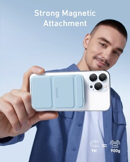 Foto 5 | Cargador Portátil Anker 622 Con Batería Magnética De 5000 Mah, Color Azul - Venta Internacional.