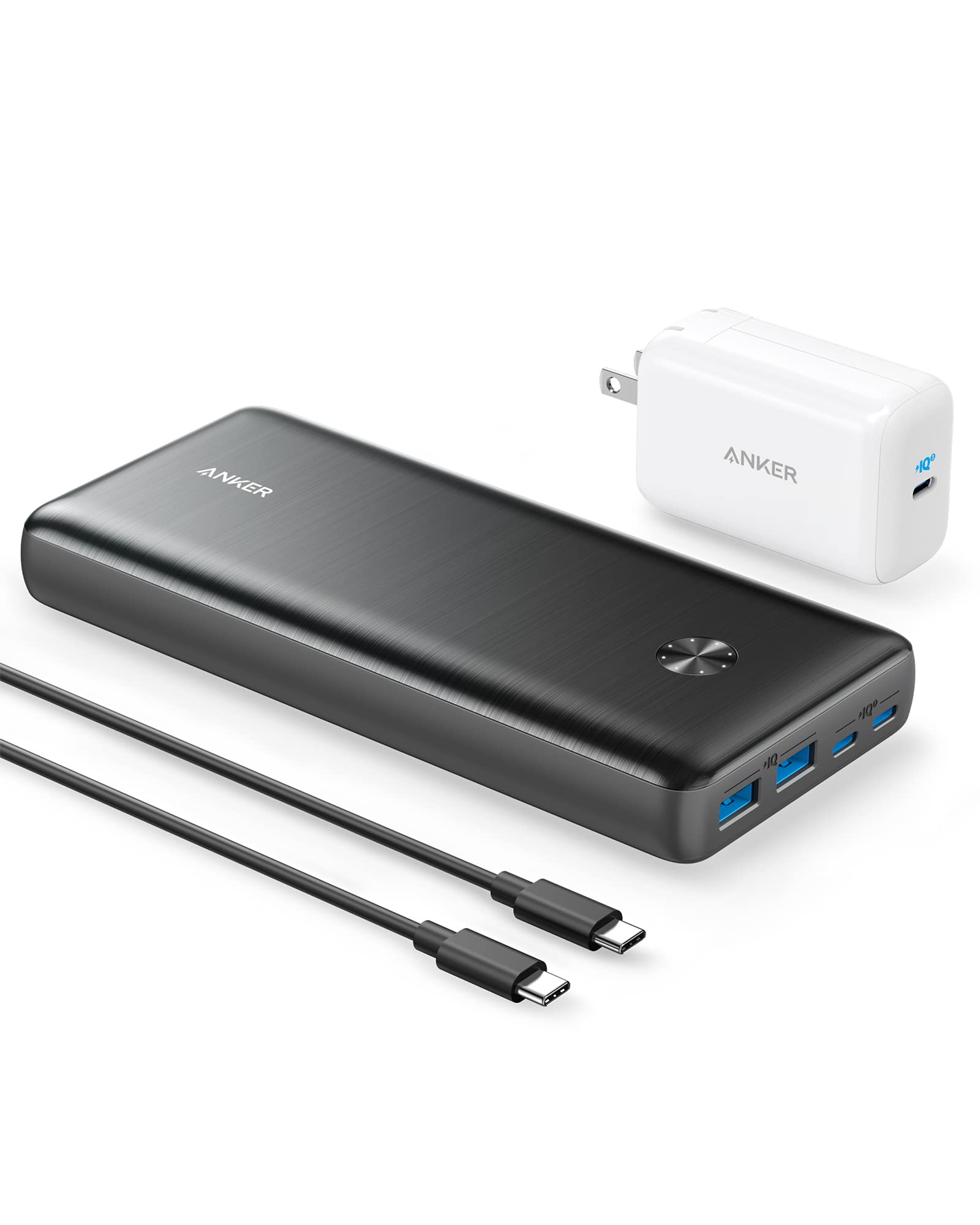 Power Bank Anker Powercore 26k De 25.600 Mah Con Cargador Usb-c De 65 W - Venta Internacional.