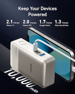 Foto 4 | Power Bank Anker Ganprime Usb-c De 10.000 Mah Y 30 W Con Cargador De Pared De 65 W - Venta Internacional.