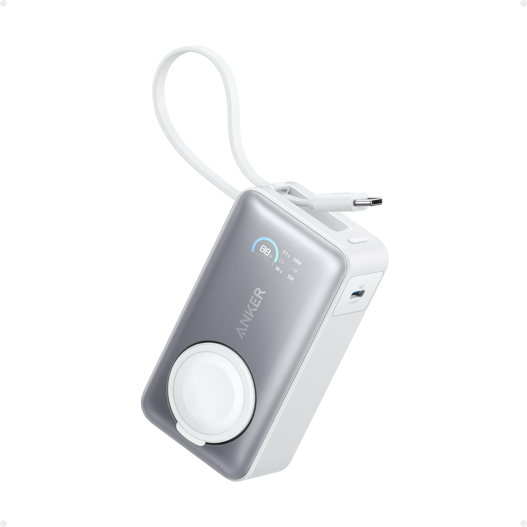 Foto 2 pulgar | Batería Externa Anker Maggo de 10.000 mah con Cable USB-C para Apple Watch - Venta Internacional