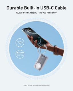 Foto 4 | Batería Externa Anker Maggo de 10.000 mah con Cable USB-C para Apple Watch - Venta Internacional