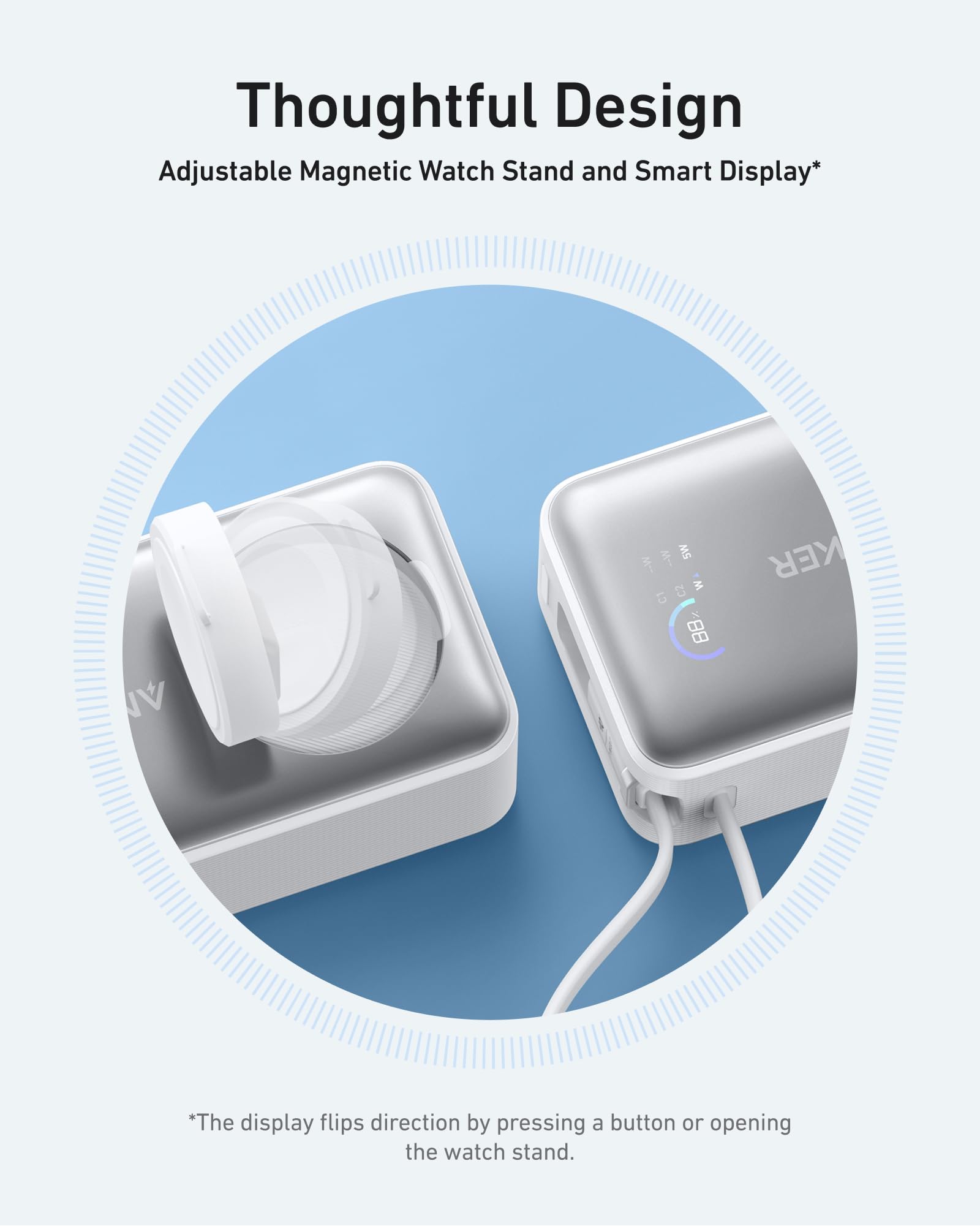 Foto 6 pulgar | Batería Externa Anker Maggo de 10.000 mah con Cable USB-C para Apple Watch - Venta Internacional