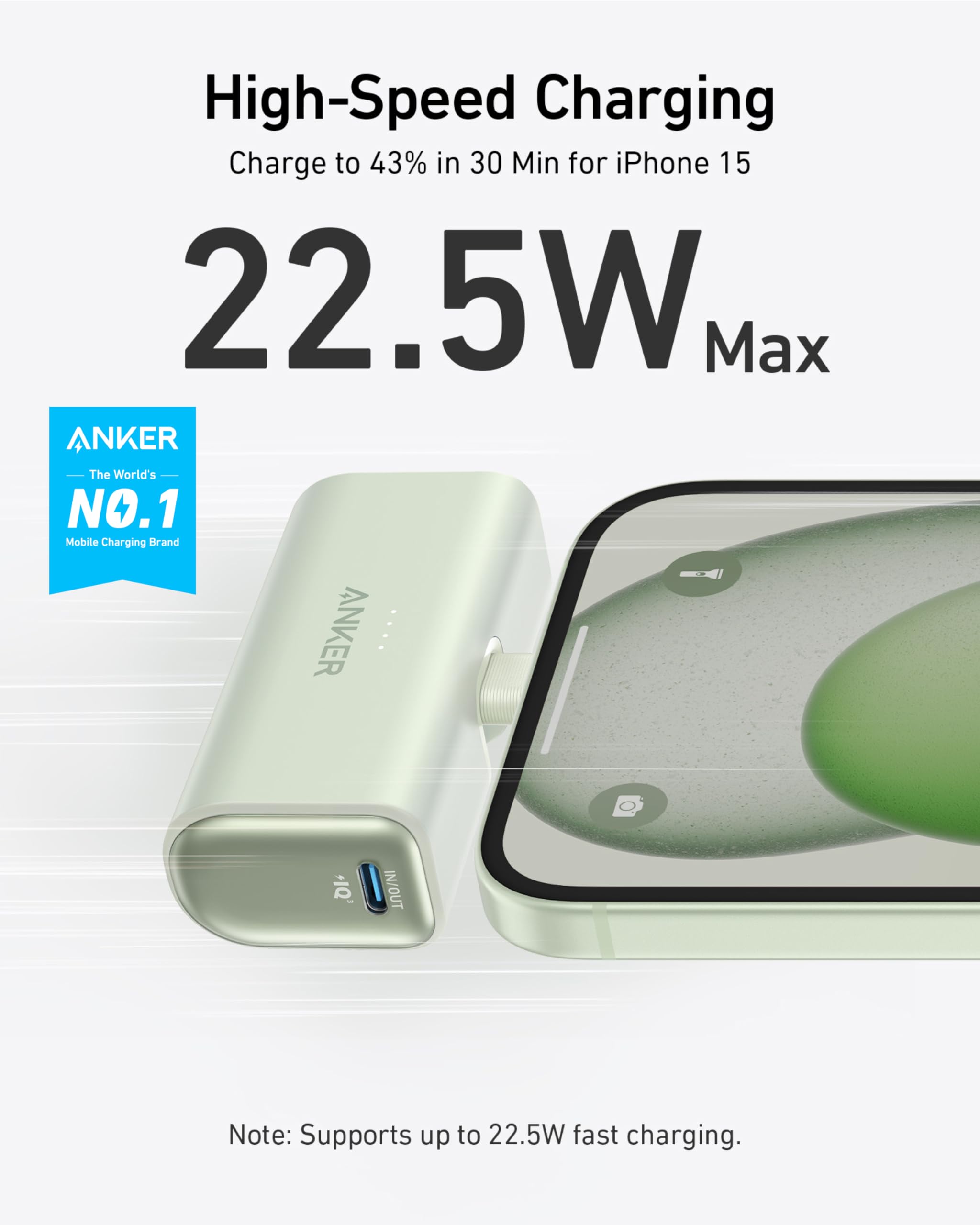 Foto 3 pulgar | Cargador Portátil Anker Nano Power Bank De 5000 Mah Y 22,5 W - Venta Internacional.