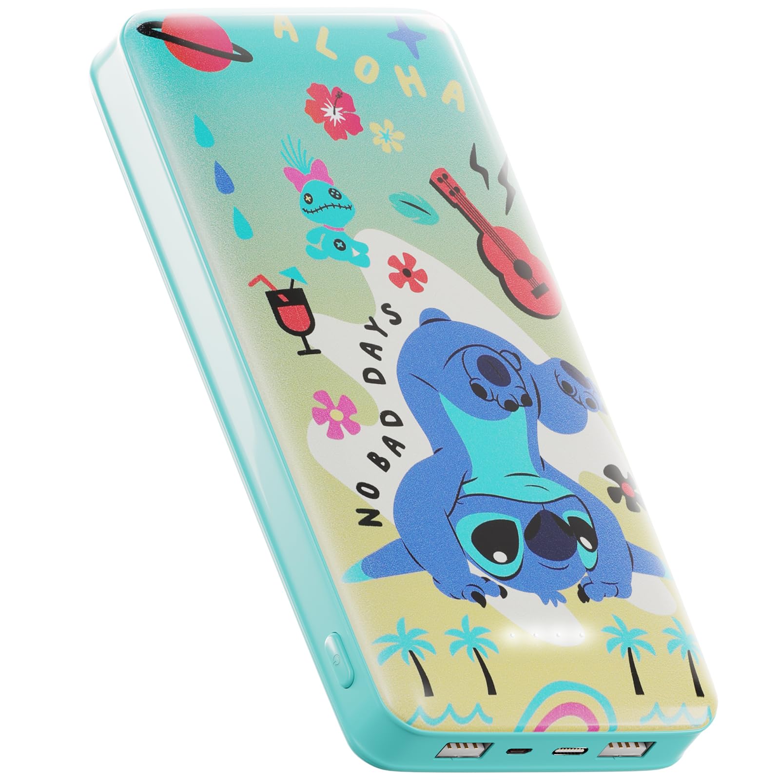 Foto 1 | Power Bank Disney Lilo And Stitch Con Puerto Usb-a/c De 10.000 Mah - Venta Internacional.