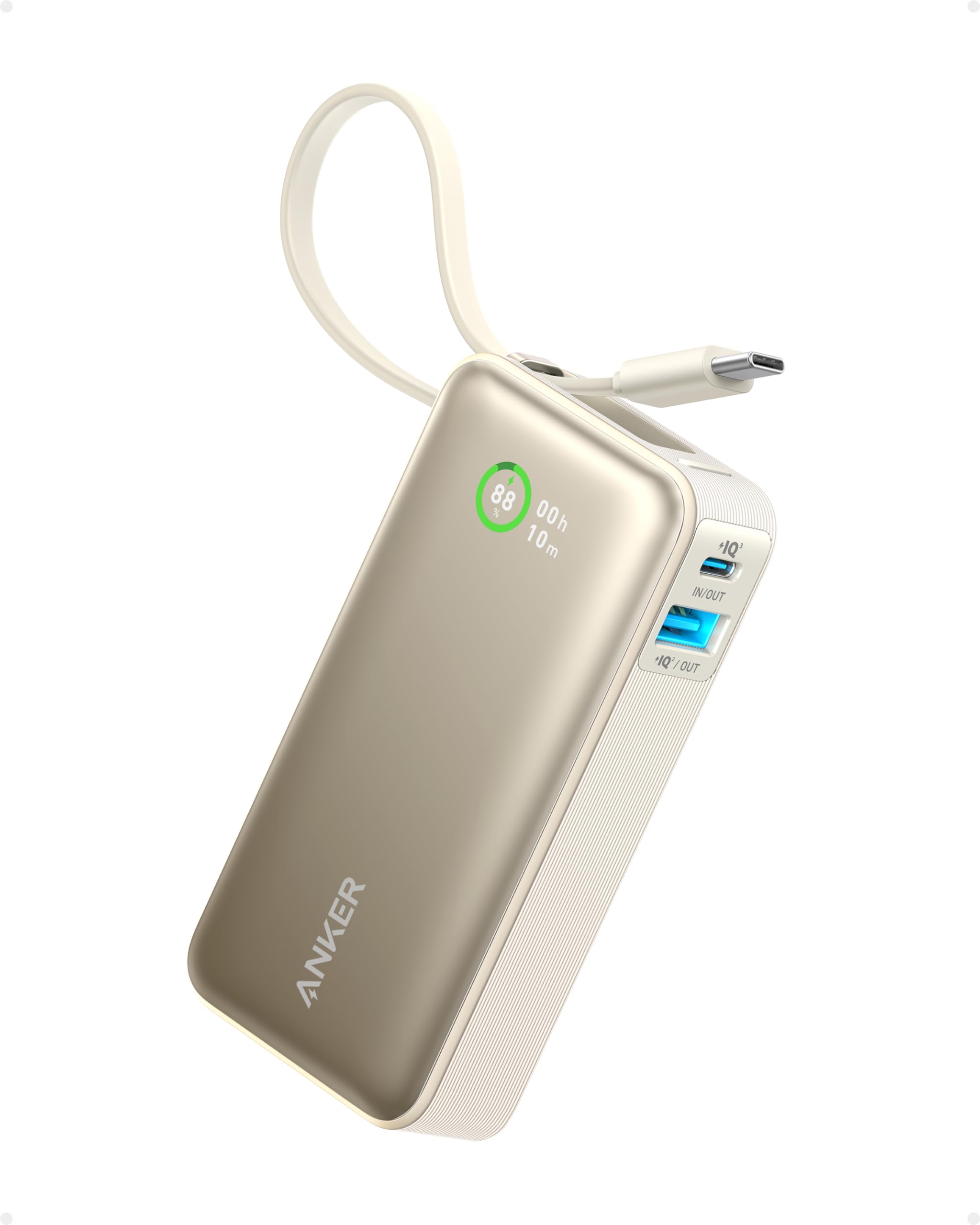Foto 2 pulgar | Power Bank Anker Nano De 10 000 Mah Y 30 W Con Cable Usb-c Para Iphone - Venta Internacional.