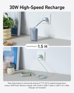 Foto 5 | Power Bank Anker Nano De 10 000 Mah Y 30 W Con Cable Usb-c Para Iphone - Venta Internacional.