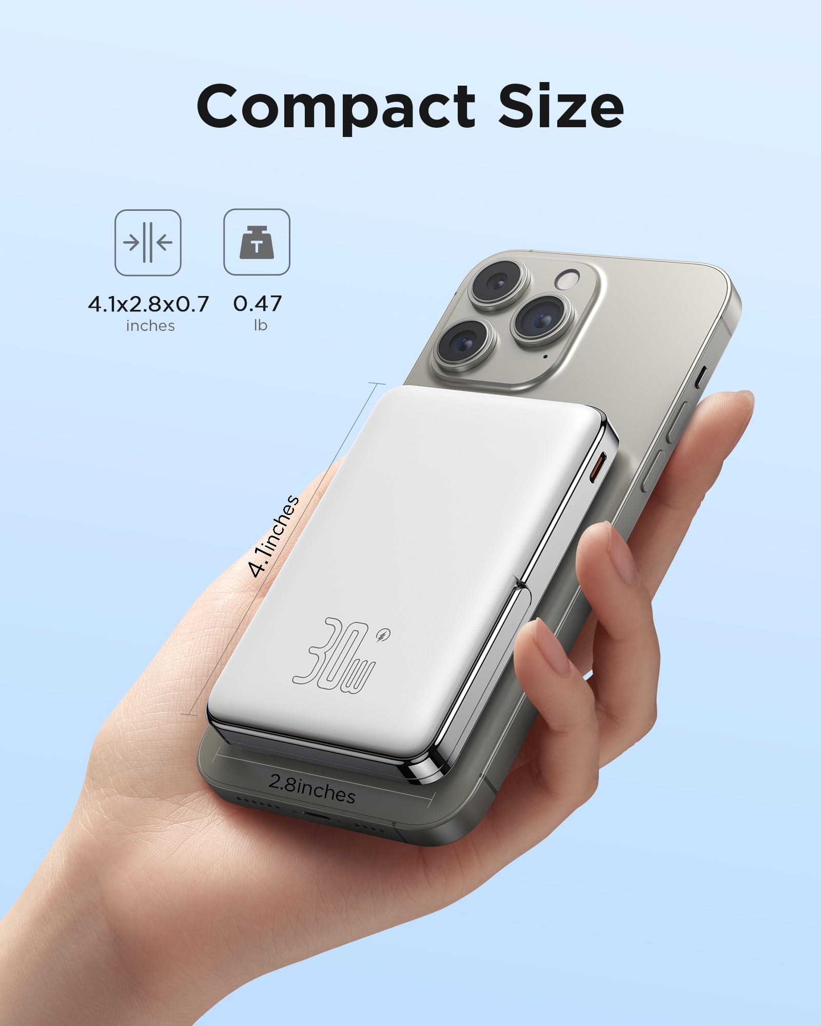 Foto 4 pulgar | Cargador Inalámbrico Power Bank Pisen Mag-safe De 10000 Mah, 30 W Pd - Venta Internacional.