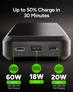 Foto 3 | Banco De Energía Portátil Mophie Powerstation Laptop Prime27 27000 Mah - Venta Internacional.