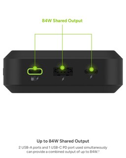 Foto 7 | Banco De Energía Portátil Mophie Powerstation Laptop Prime27 27000 Mah - Venta Internacional.
