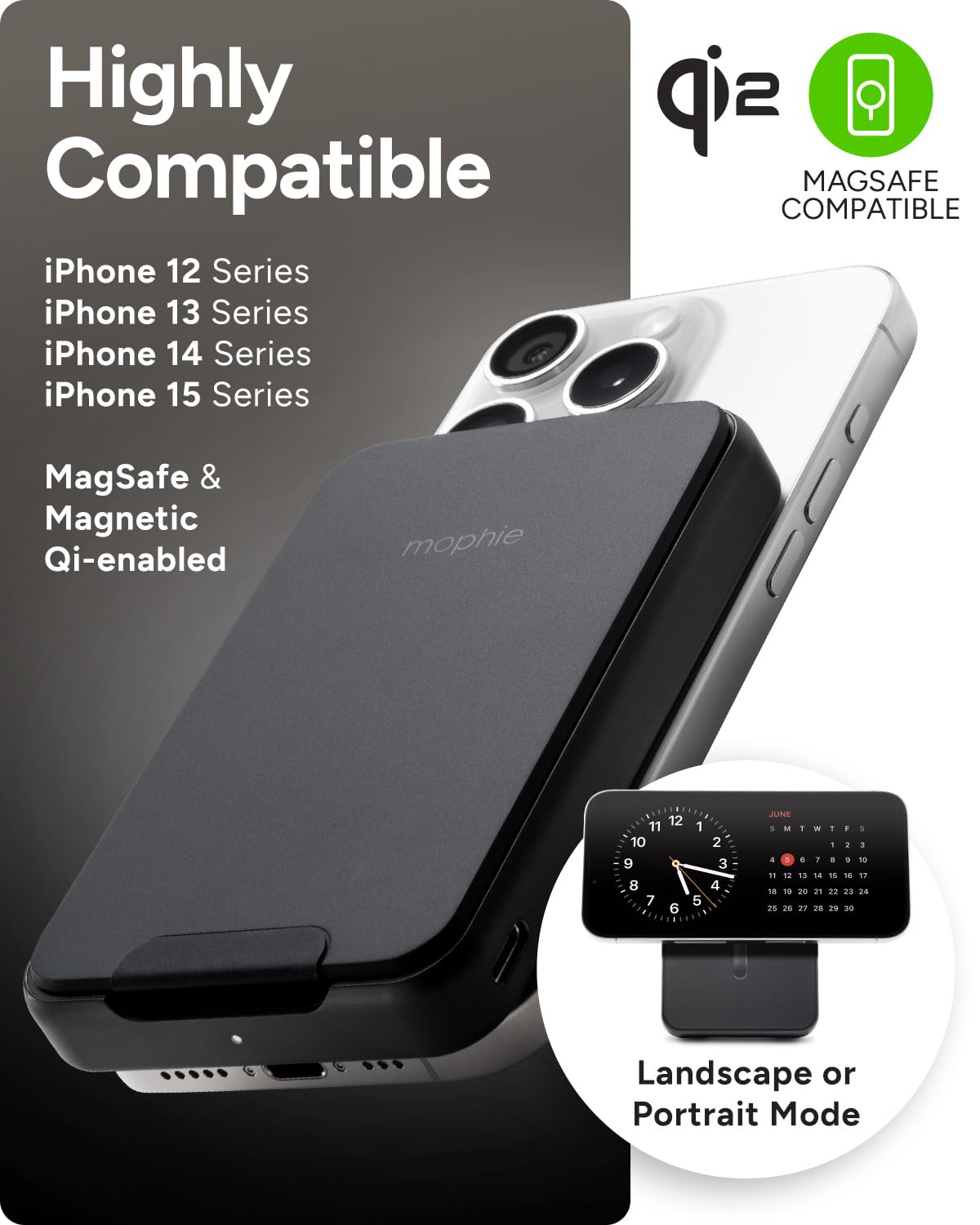 Foto 5 pulgar | Cargador Portátil Mophie Snap+ Juice Pack Mini 5000 Mah - Venta Internacional.