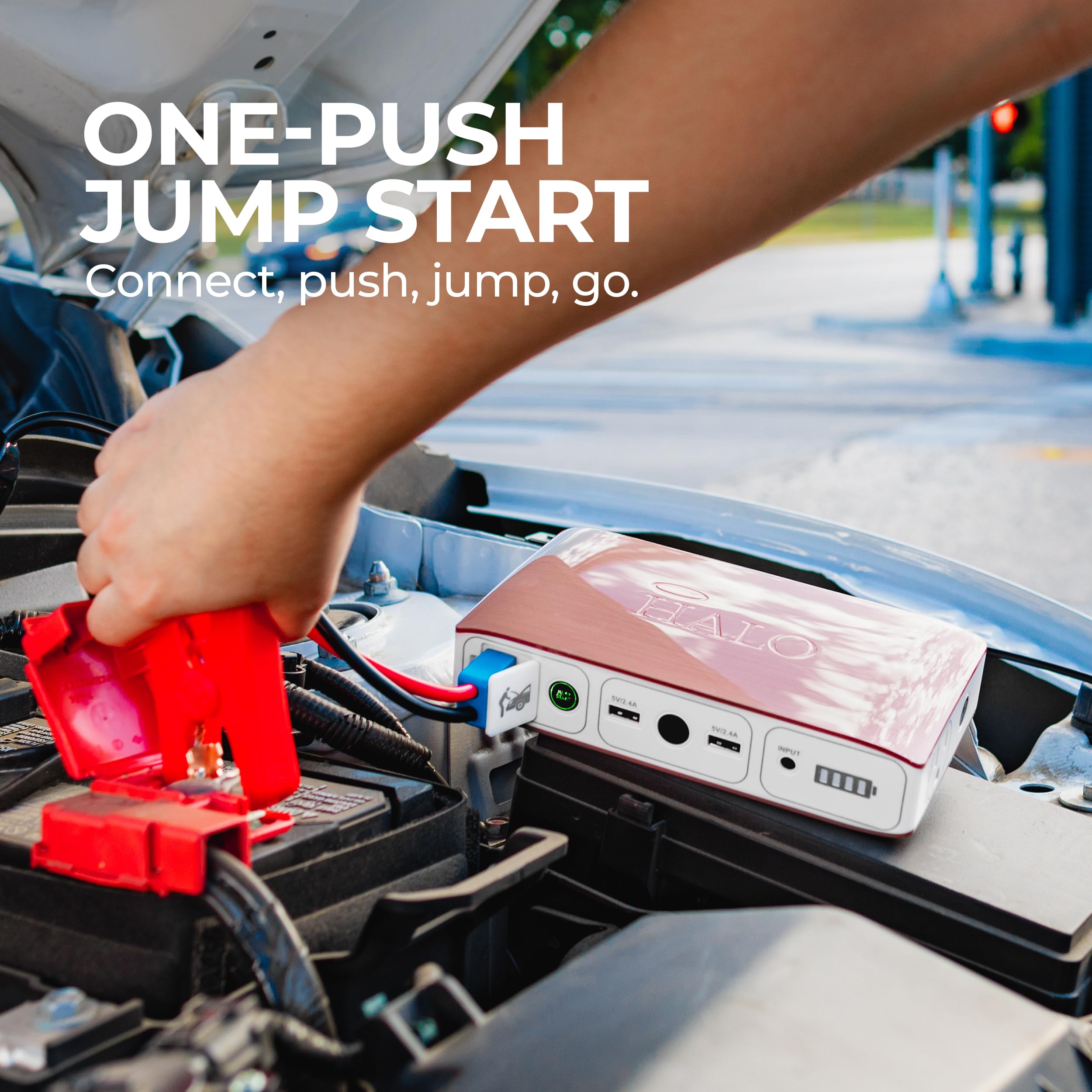 Foto 2 | Cargador Portátil Para Coche Jump Starter Halo Bolt Acdc 58830 - Venta Internacional.