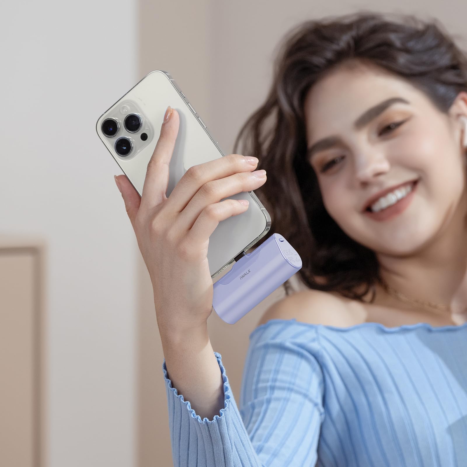 Foto 7 pulgar | Cargador Portátil Iwalk Para Iphone 15 4500 Mah 20 W Usb-c - Venta Internacional.