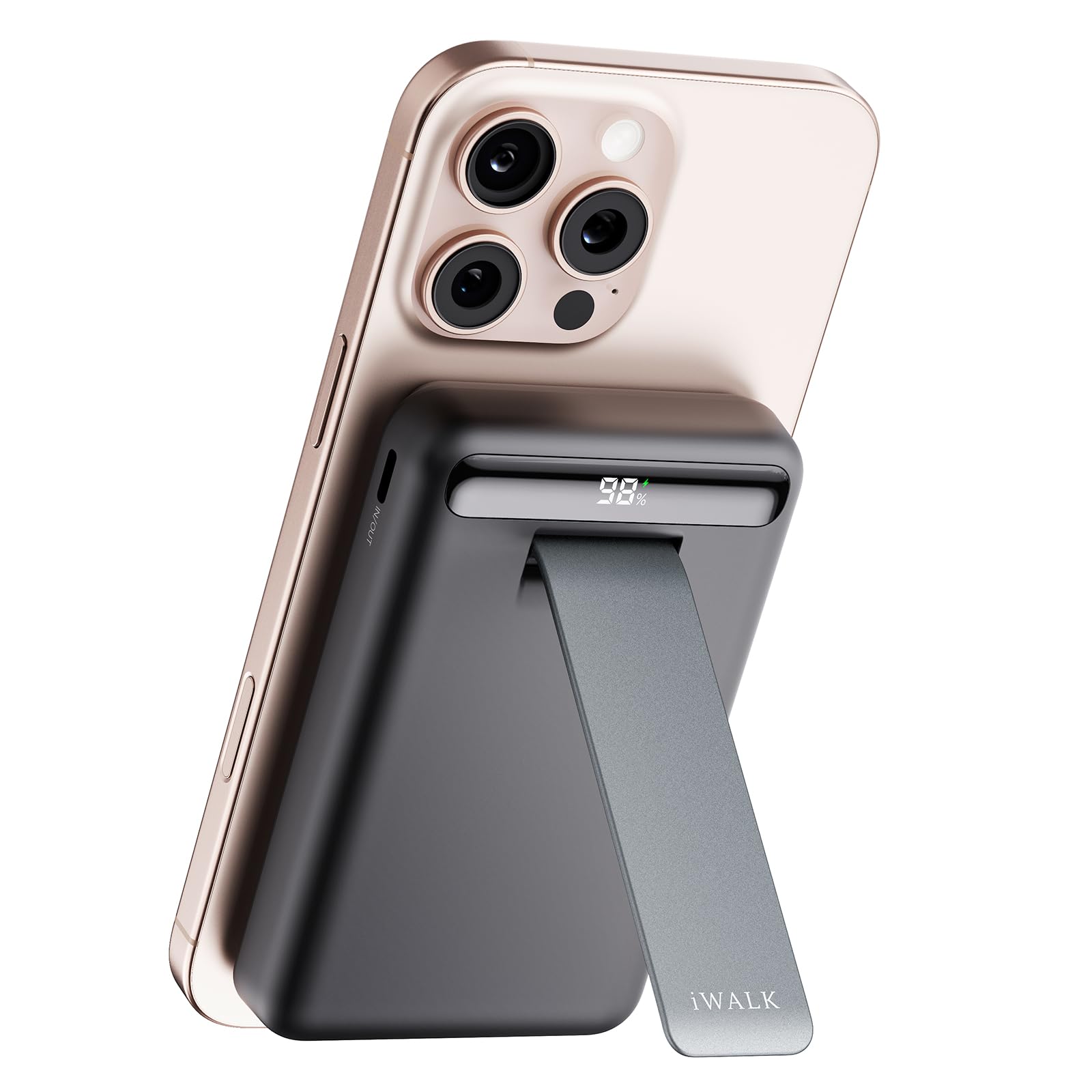 Power Bank Iwalk Magnetic De 10000 Mah Con Carga Inalámbrica De 15 W - Venta Internacional.