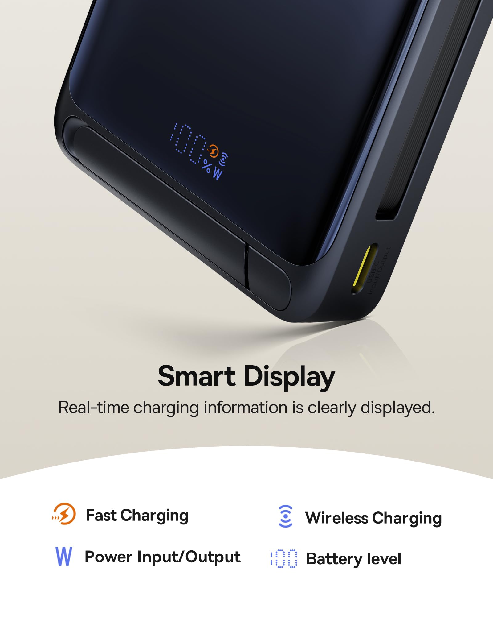 Foto 6 pulgar | Cargador De Teléfono Portátil Baseus Nomos P2 45w 10,000mah Negro - Venta Internacional.