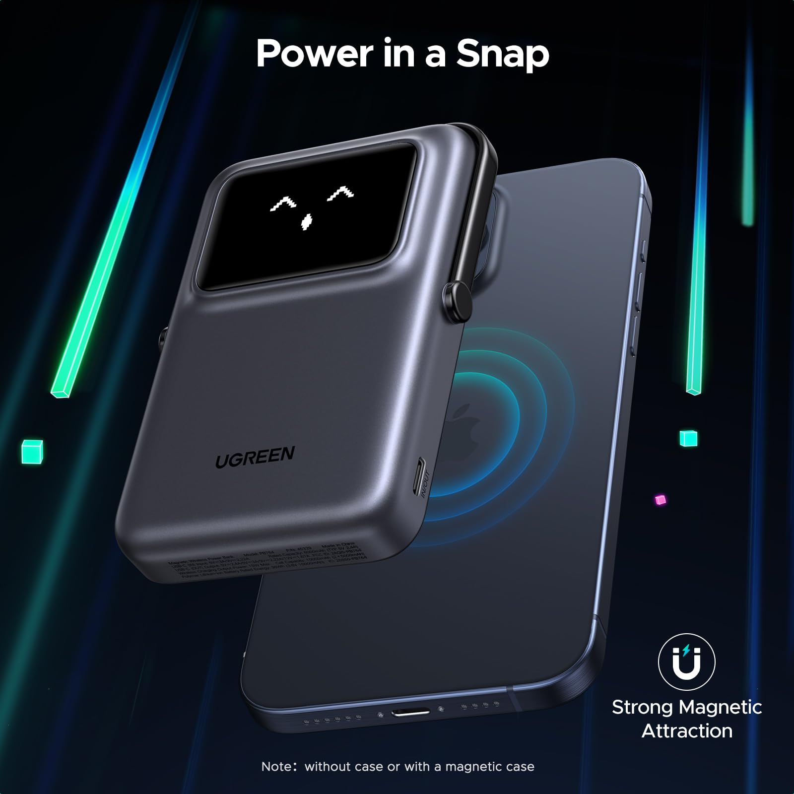 Foto 3 pulgar | Cargador Portátil Ugreen Uno Magsafe 10000 Mah Para Iphone - Venta Internacional.