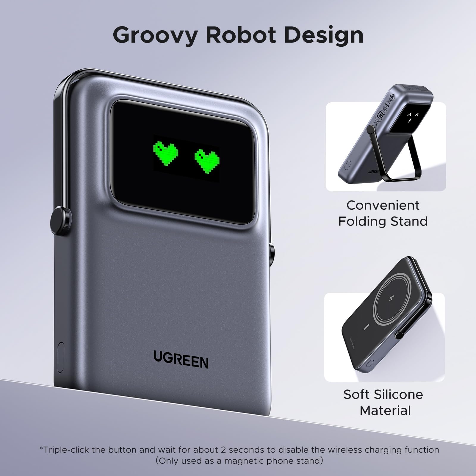 Foto 7 pulgar | Cargador Portátil Ugreen Uno Magsafe 10000 Mah Para Iphone - Venta Internacional.